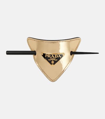 Haarspange aus Leder | Prada