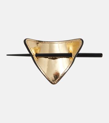 Haarspange aus Leder | Prada