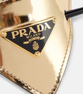 Haarspange aus Leder | Prada