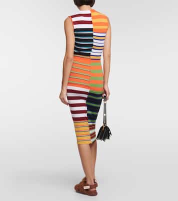 Striped wool midi dress | Marni