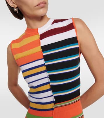 Striped wool midi dress | Marni