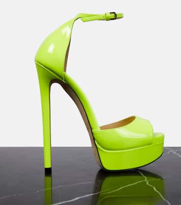 Sandali Max 150 in vernice con plateau | Jimmy Choo