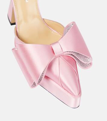 Le Cadeau satin platform pumps | Mach & Mach