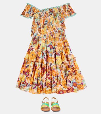 Robe Soledad à fleurs | Poupette St Barth Kids