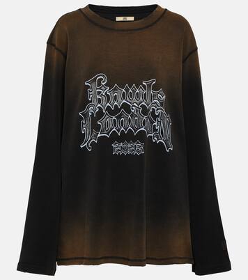 Oversize-Pullover Crng aus Baumwoll-Jersey | KNWLS
