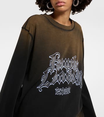 Oversize-Pullover Crng aus Baumwoll-Jersey | KNWLS