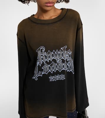 Oversize-Pullover Crng aus Baumwoll-Jersey | KNWLS
