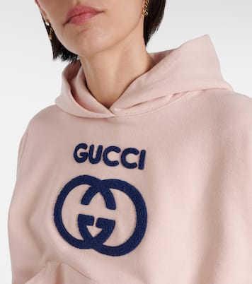 Sudadera de jersey de algodón con GG | Gucci