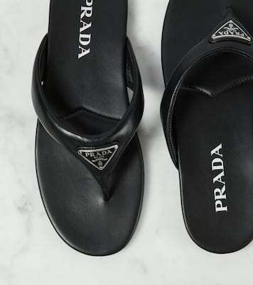 Sandalen aus Leder | Prada
