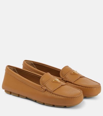 Mokassins aus Leder | Prada