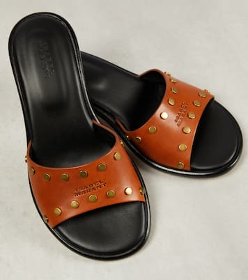 Sandali Eirin in pelle con borchie | Isabel Marant