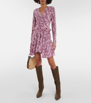 Usmara printed silk-blend minidress  | Isabel Marant