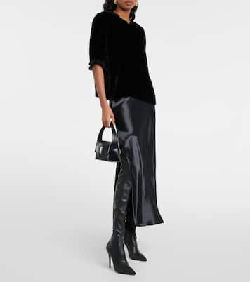 Top de terciopelo con volantes | Velvet