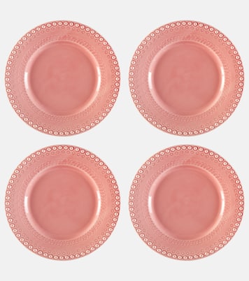 Fantasia set of 4 dinner plates | Bordallo Pinheiro