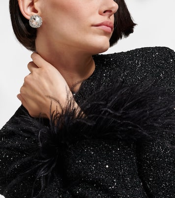 Boucles d'oreilles Dominique à cristaux | Jennifer Behr