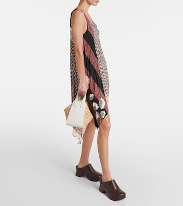 Hammock Compact raffia shoulder bag | Loewe