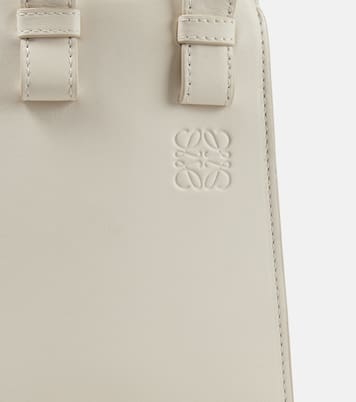 Hammock Compact raffia shoulder bag | Loewe