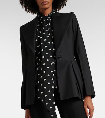 Wool gabardine blazer | Nina Ricci