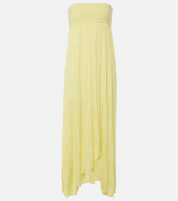 Abito bustier a pieghe | Alaïa