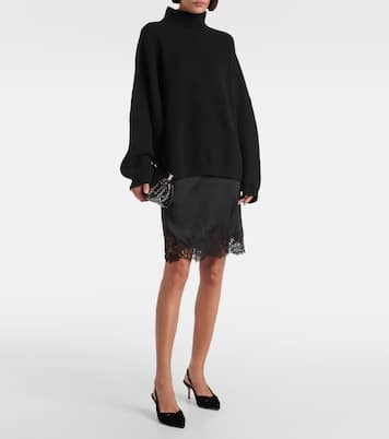 Slingback-Pumps Moves 65 aus Veloursleder | Aquazzura