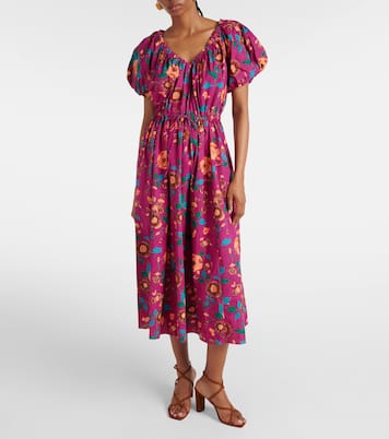 Vestido midi Vika de algodón | Ulla Johnson