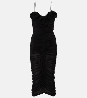Abito midi in jersey con balze | Magda Butrym