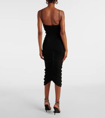 Abito midi in jersey con balze | Magda Butrym
