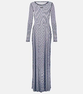 Maxikleid All Over Moon aus Mesh | Marine Serre