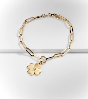 Bracelet Four Heart Clover en or 18 ct et diamants | FoundRae