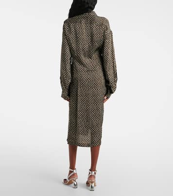 Robe midi Delicks imprimée | Dries Van Noten