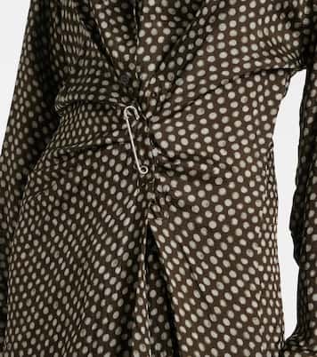Robe midi Delicks imprimée | Dries Van Noten