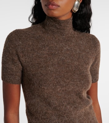 Wool-blend turtleneck top | Ralph Lauren Collection