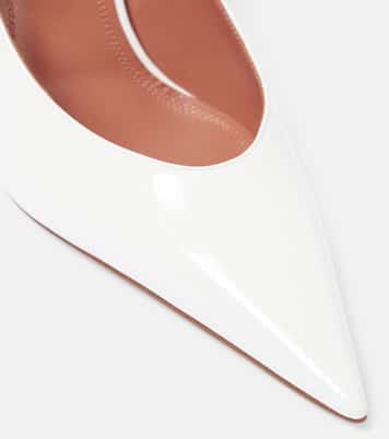 Escarpins Anok 105 en cuir verni | Amina Muaddi