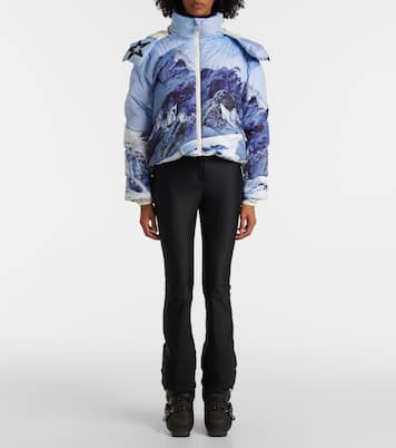 Mountain printed down jacket | Perfect Moment