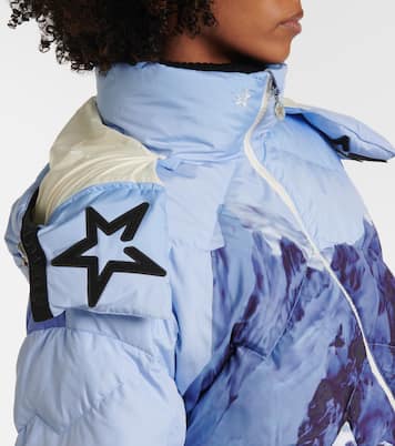 Mountain printed down jacket | Perfect Moment