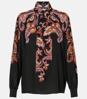 Schluppenbluse aus Seide | Etro
