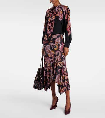 Schluppenbluse aus Seide | Etro