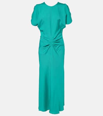 Vestido midi fruncido | Victoria Beckham