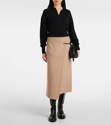 Jeanne cashmere and wool polo sweater | Proenza Schouler