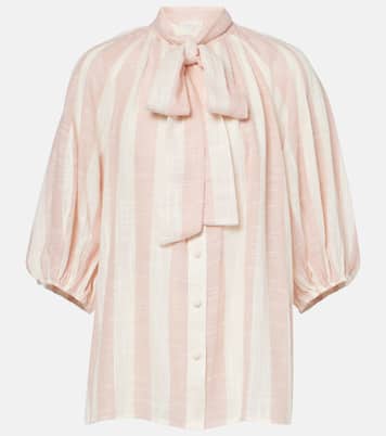 Blouse Acacia rayée | Zimmermann