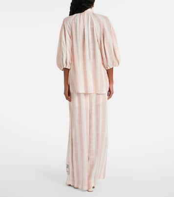 Blouse Acacia rayée | Zimmermann