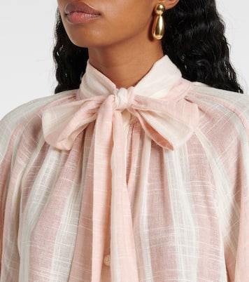 Blouse Acacia rayée | Zimmermann