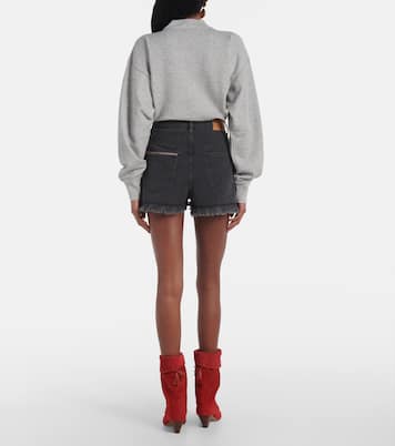 Lesia embroidered denim shorts | Marant Etoile