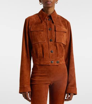 Giacca cropped Leoncino in pelle | Stouls