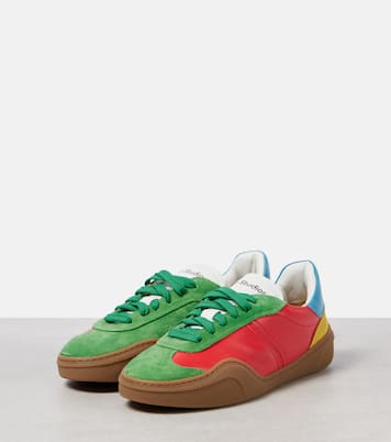 Sneakers Bars aus Leder und Veloursleder | Acne Studios
