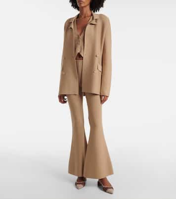 Pantalon évasé en laine vierge | Gabriela Hearst