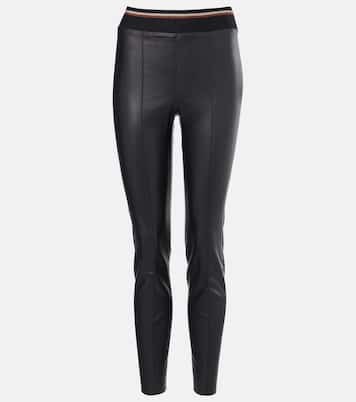 Leather slim pants | Brunello Cucinelli