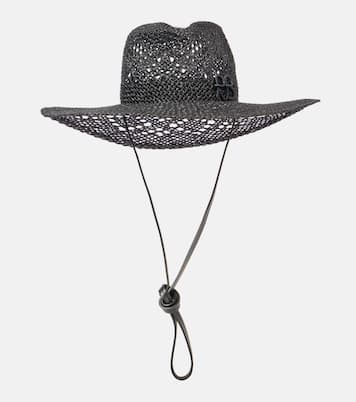 Fedora-Hut aus Stroh mit Leder | Ruslan Baginskiy
