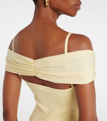 Amarantha draped jersey maxi dress | Simkhai