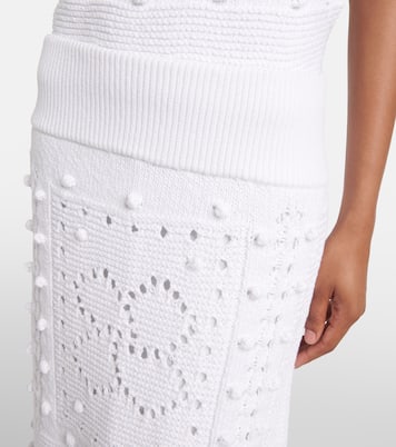Jupe longue en crochet de coton mélangé | Dorothee Schumacher